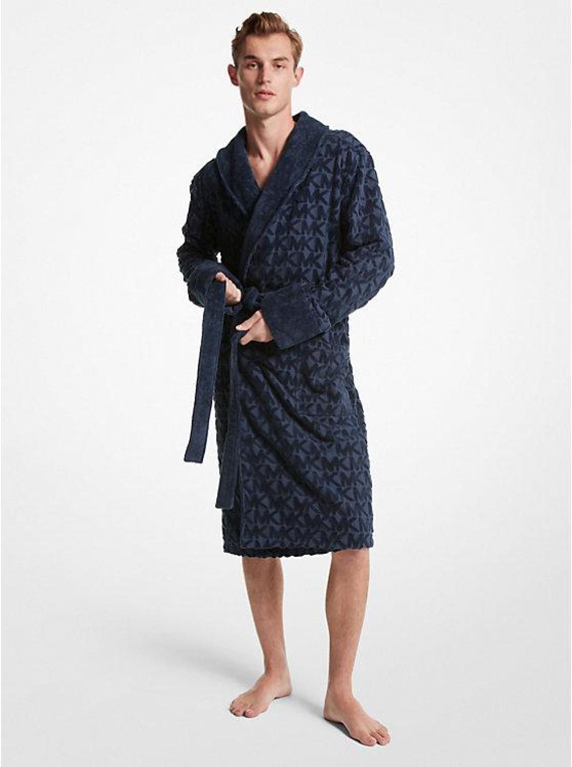Logo Cotton Terry Robe