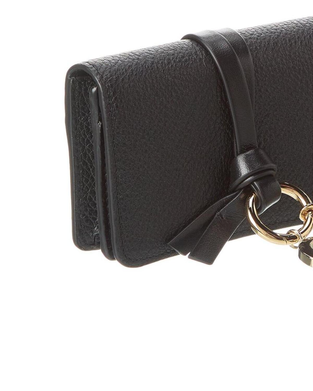 Chloé Alphabet Leather Card Holder