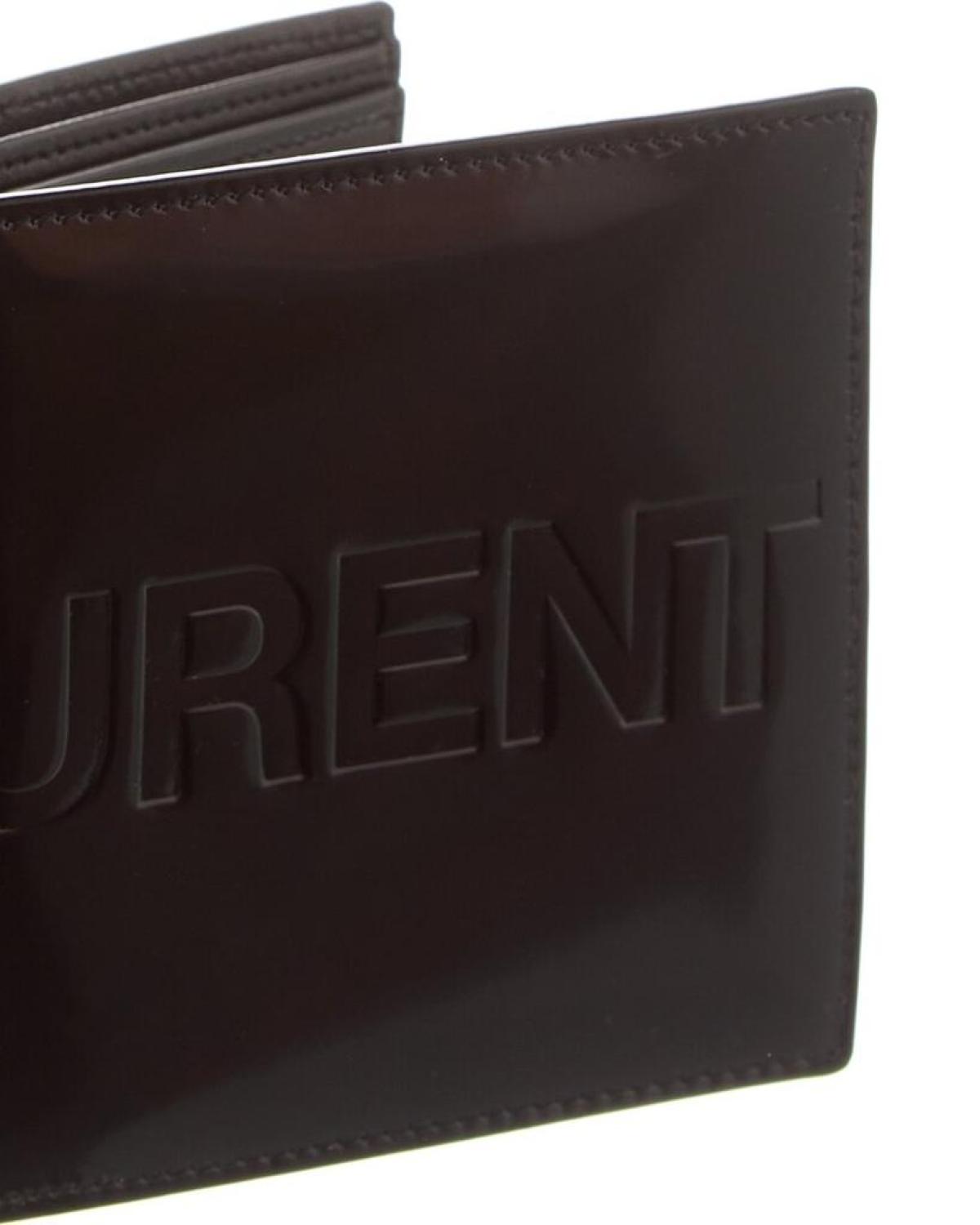 Saint Laurent East/West Leather Wallet