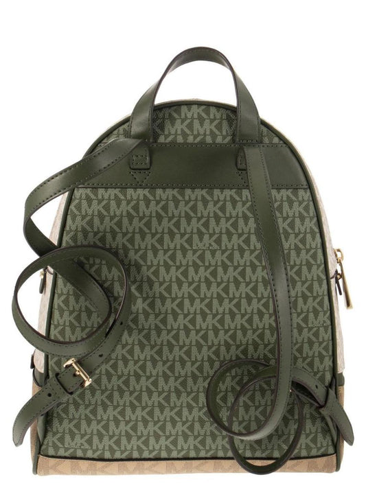 Michael Michael Kors Rhea Logo Plaque Zip-Up Backpack