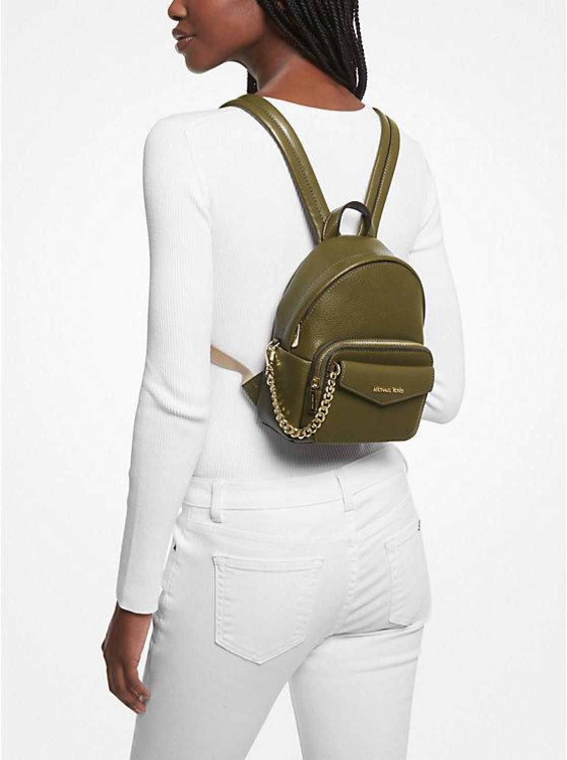 Maisie Extra-Small Pebbled Leather 2-in-1 Backpack