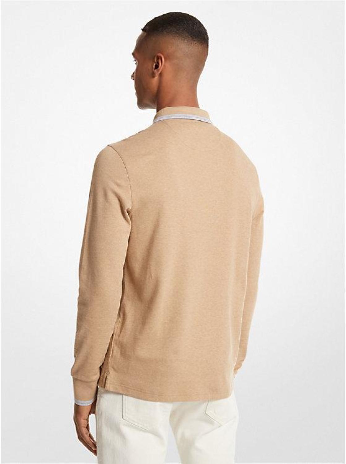Greenwich Cotton Polo Long-Sleeve Shirt