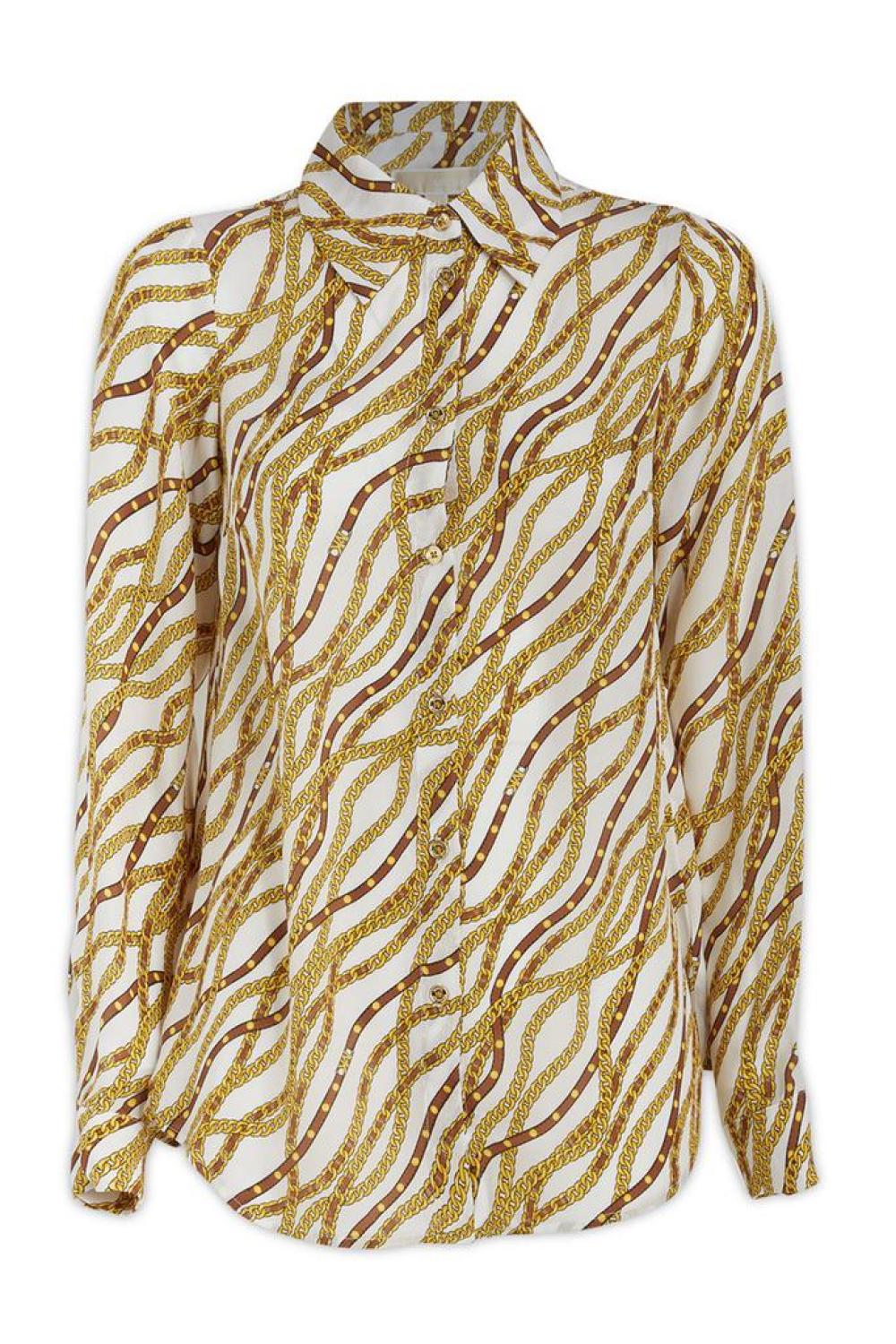 michael kors yellow blouse