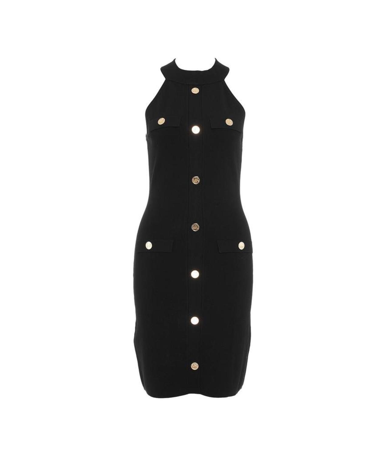 Michael Michael Kors Round Neck Sleeveless Mini Dress