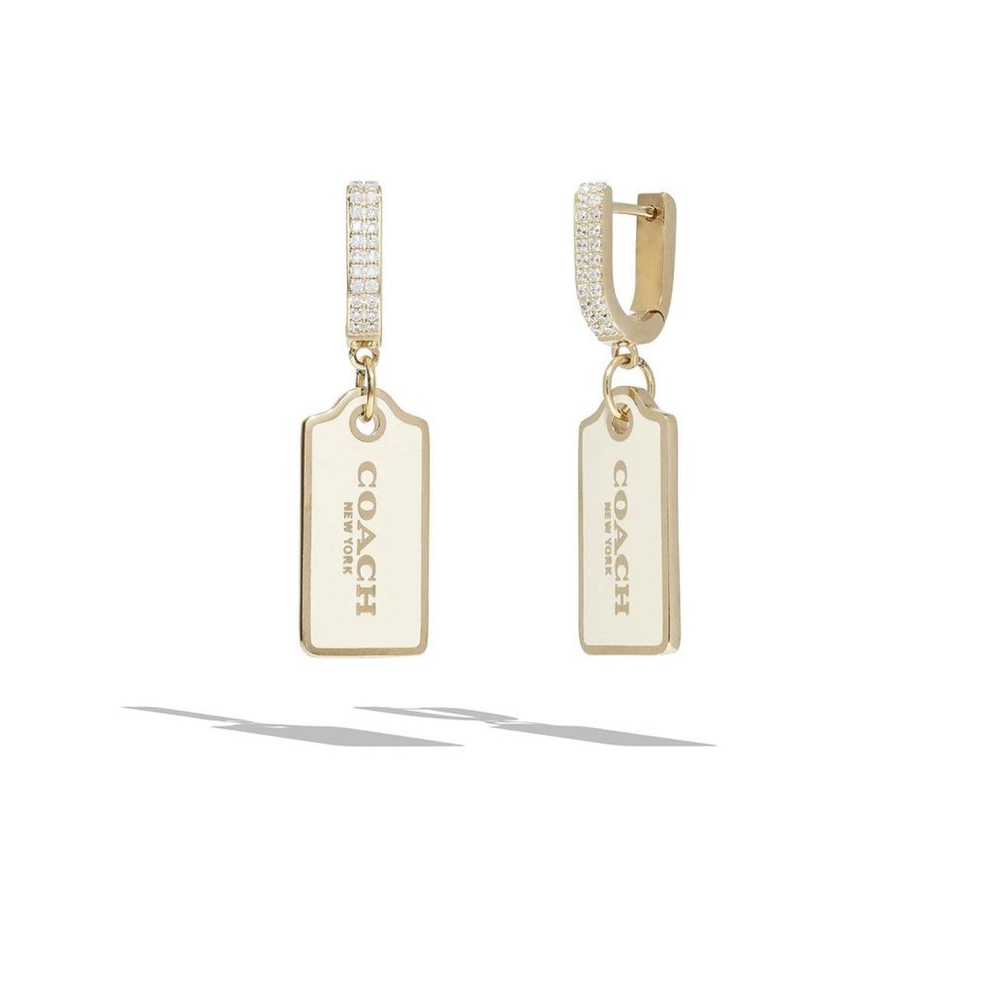 Hangtag Drop Earrings