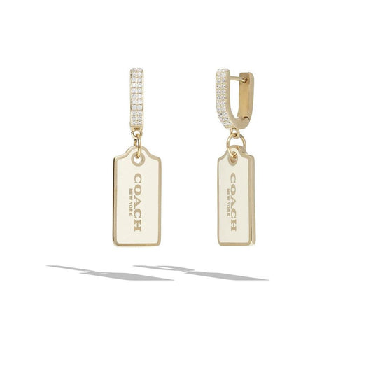 Hangtag Drop Earrings