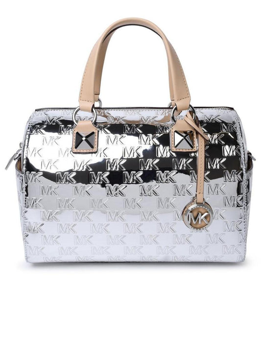 Michael Michael Kors Logo Embossed Grayson Tote Bag