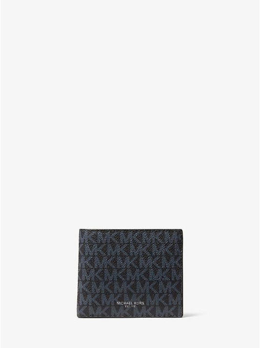 Logo Belt and Billfold Wallet Set