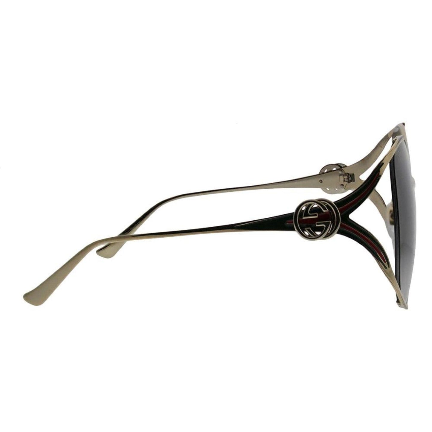 Gucci GG 0225S 001 Womens Round Sunglasses
