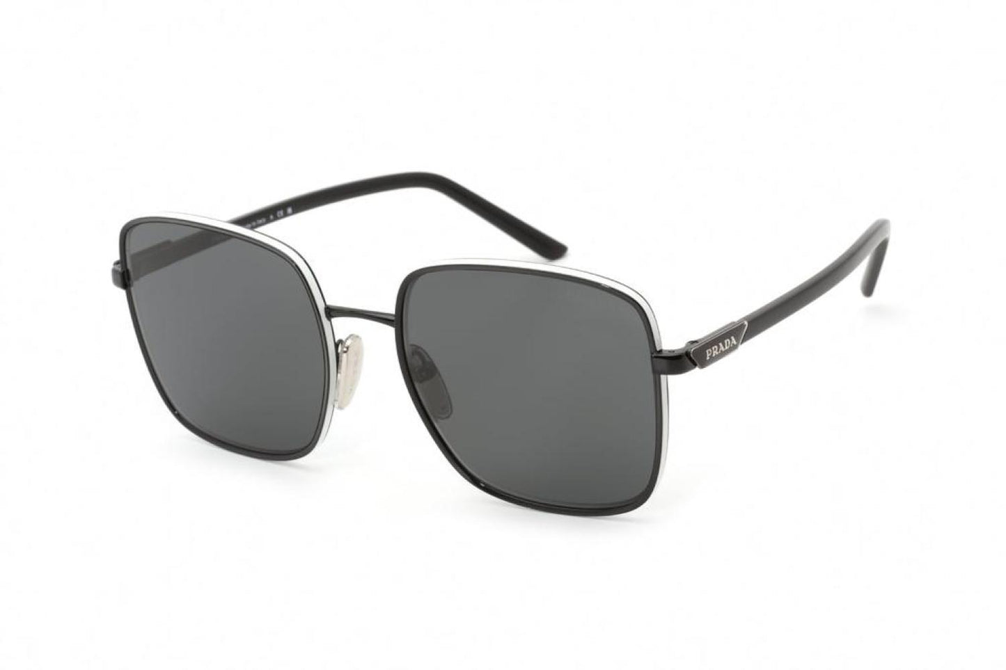 Prada 0PR 55YS 1AB5S0 Rectangular Sunglasses 57 mm