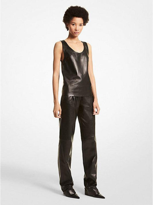 Plongé Leather Tank Top