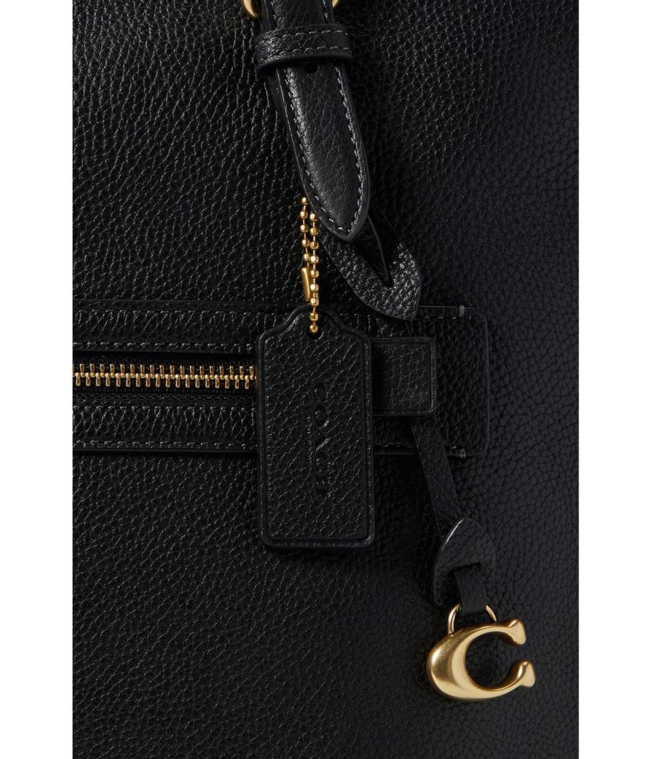 Polished Pebble Leather Taylor Tote