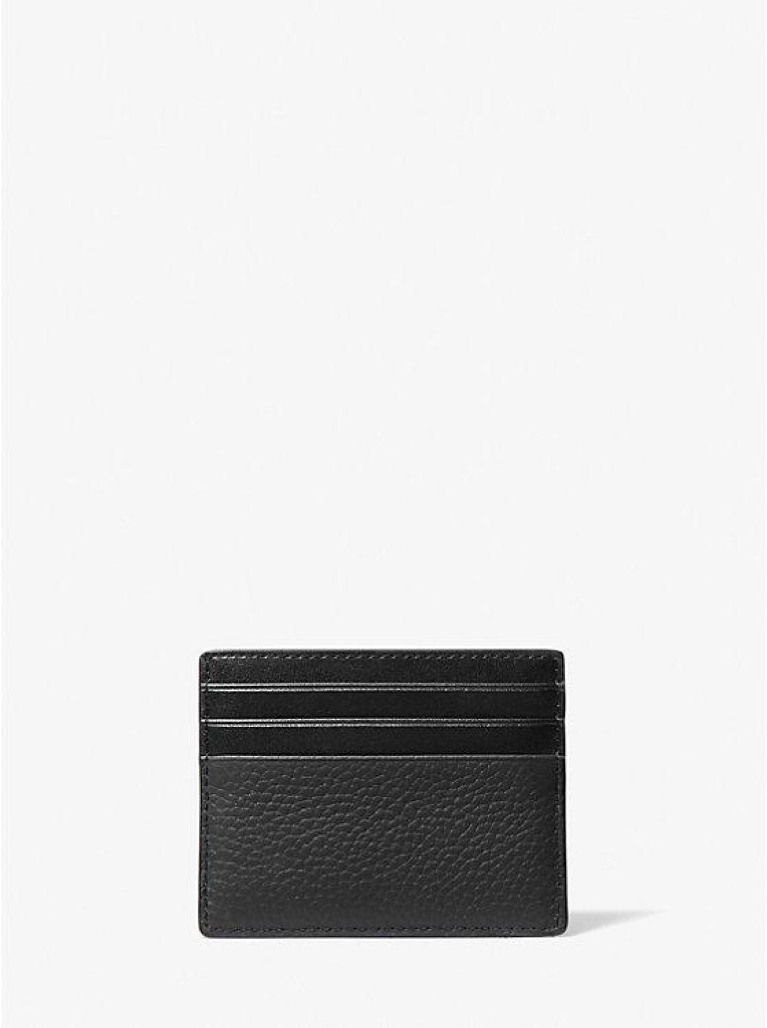 Hudson Pebbled Leather Card Case