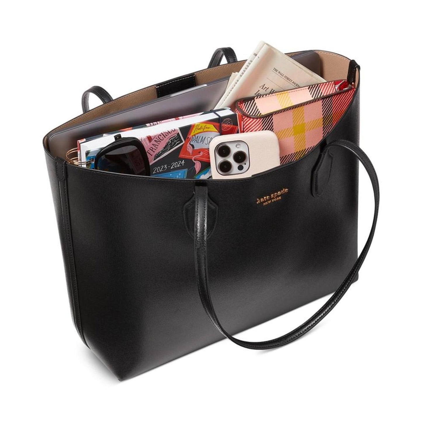 Bleecker Saffiano Leather Large Tote