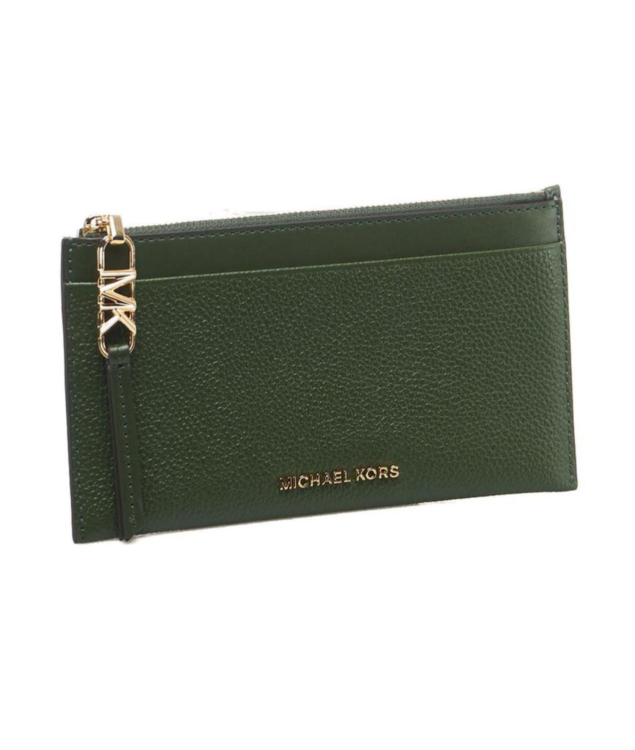 Michael Michael Kors Logo Plaque Zipped Wallet