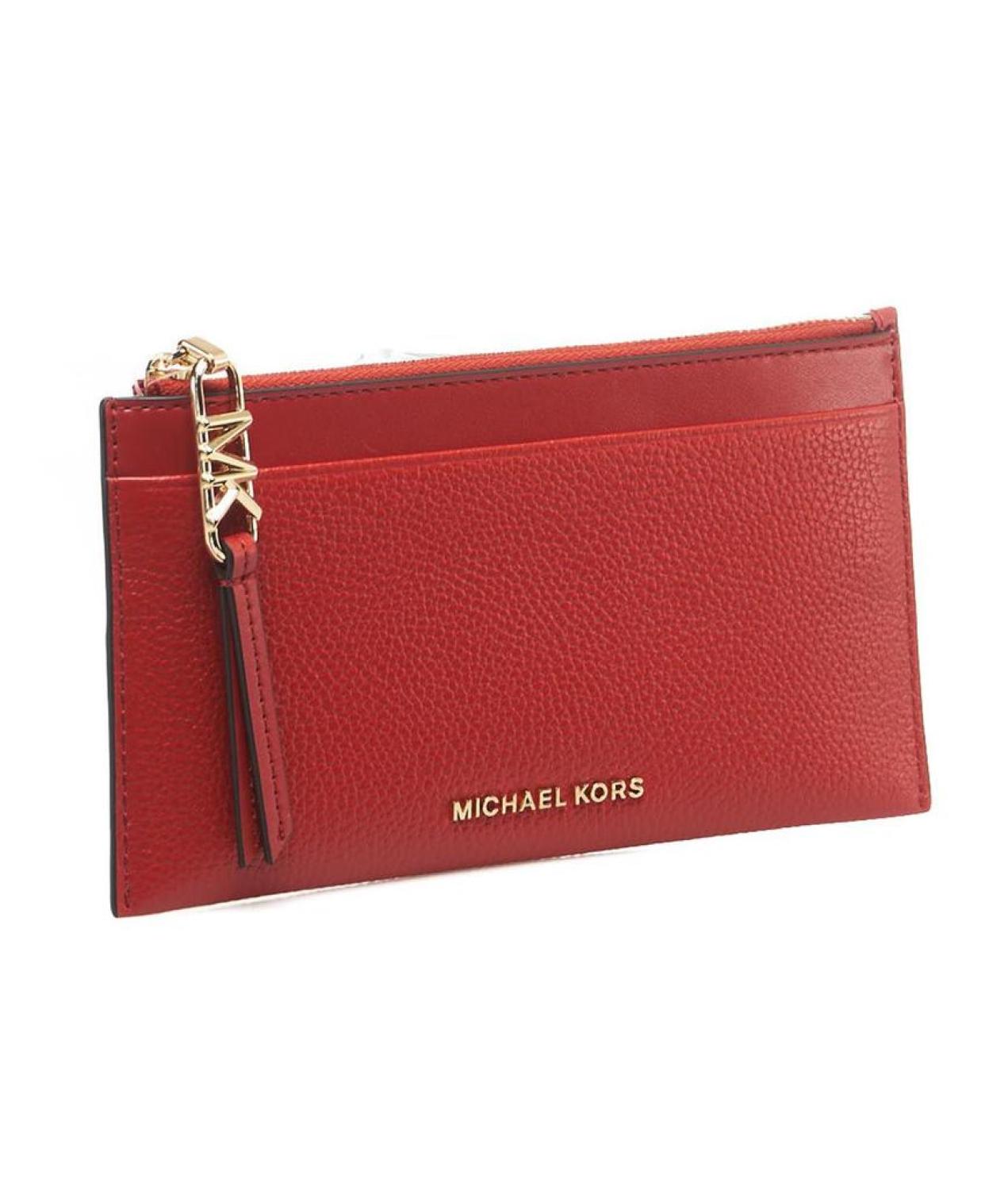 Michael Michael Kors Logo Plaque Zipped Wallet