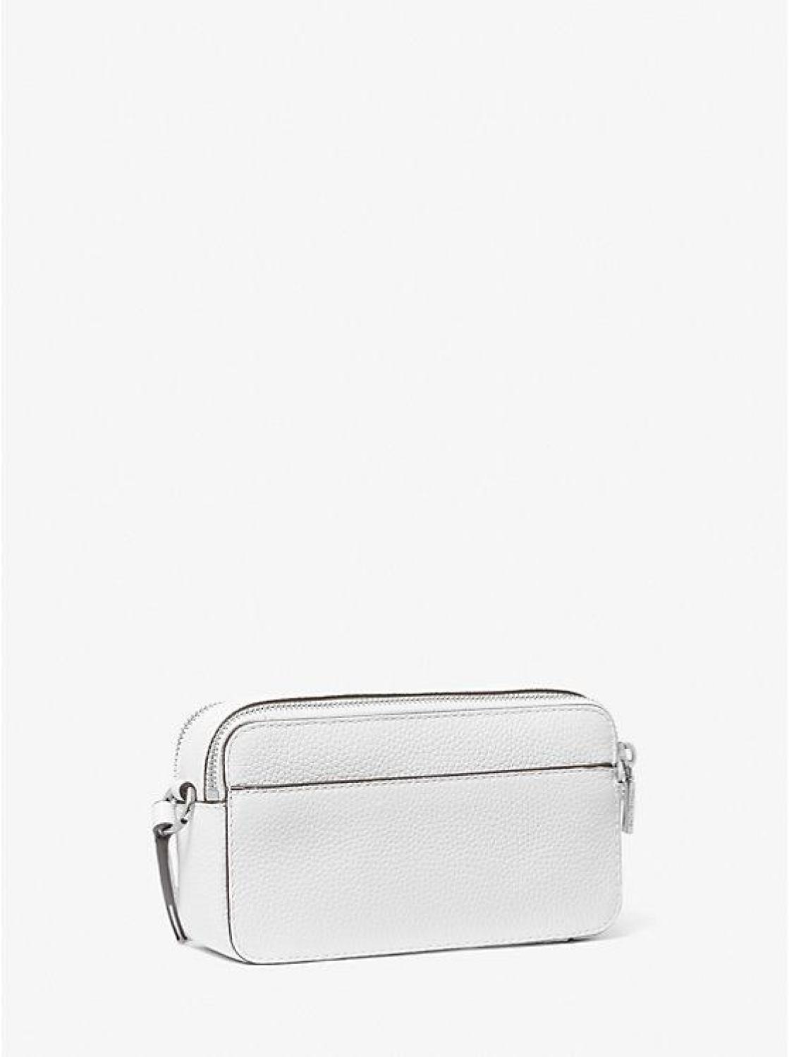 Jet Set Small Pebbled Leather Double-Zip Camera Bag