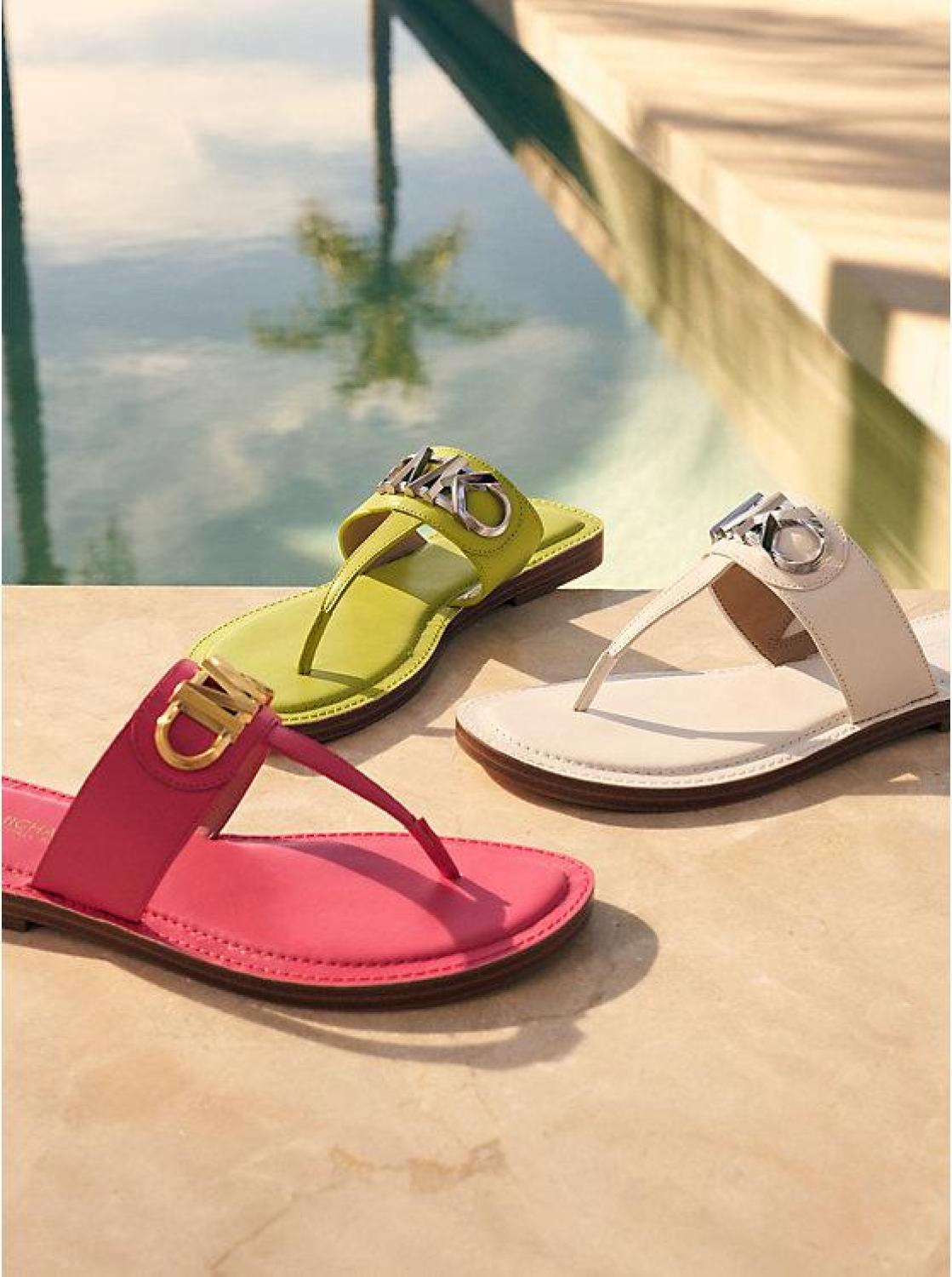 Parker Leather T-Strap Sandal
