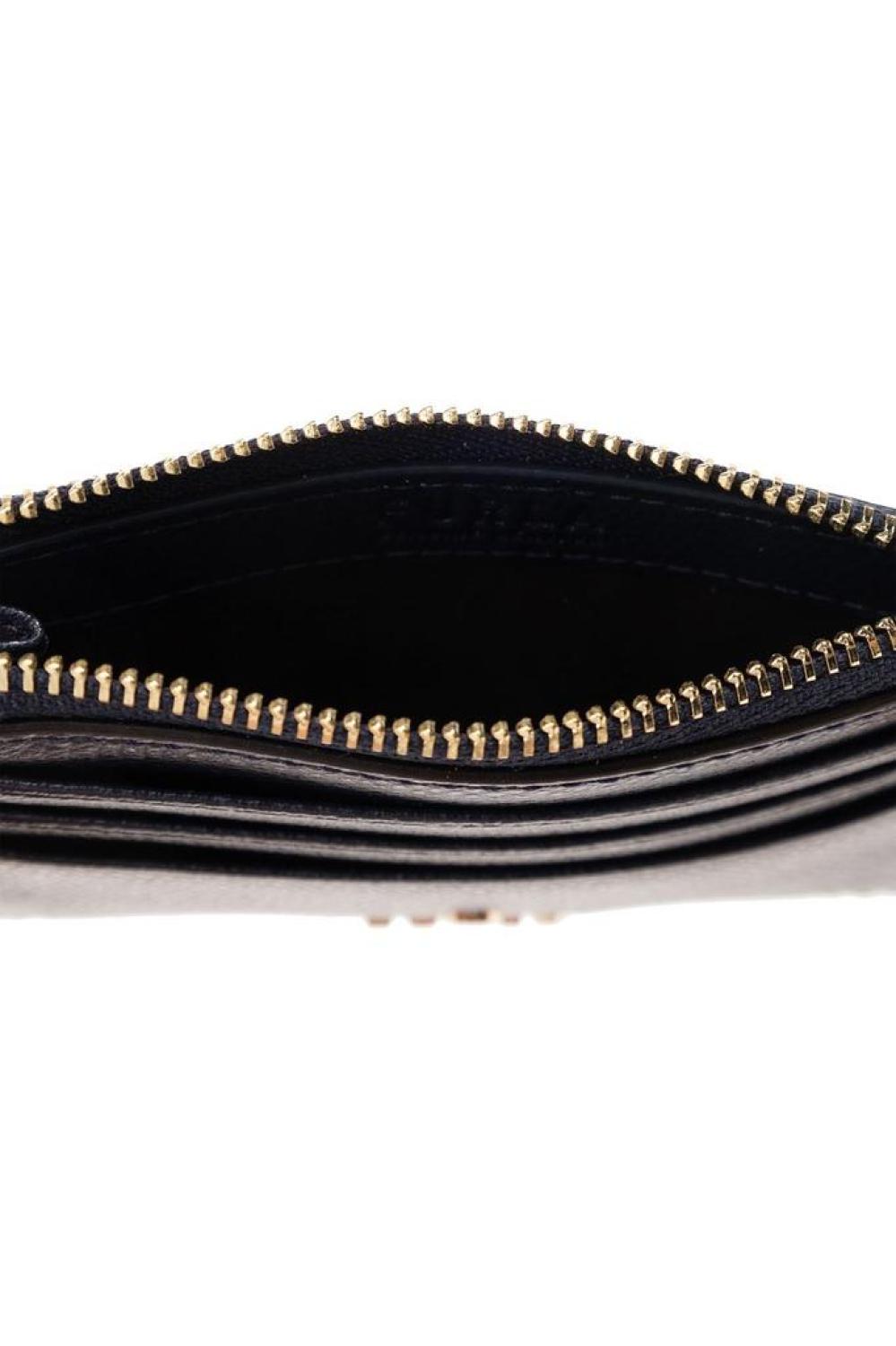 Furla Logo Plaque Zip-Up Card Holder
