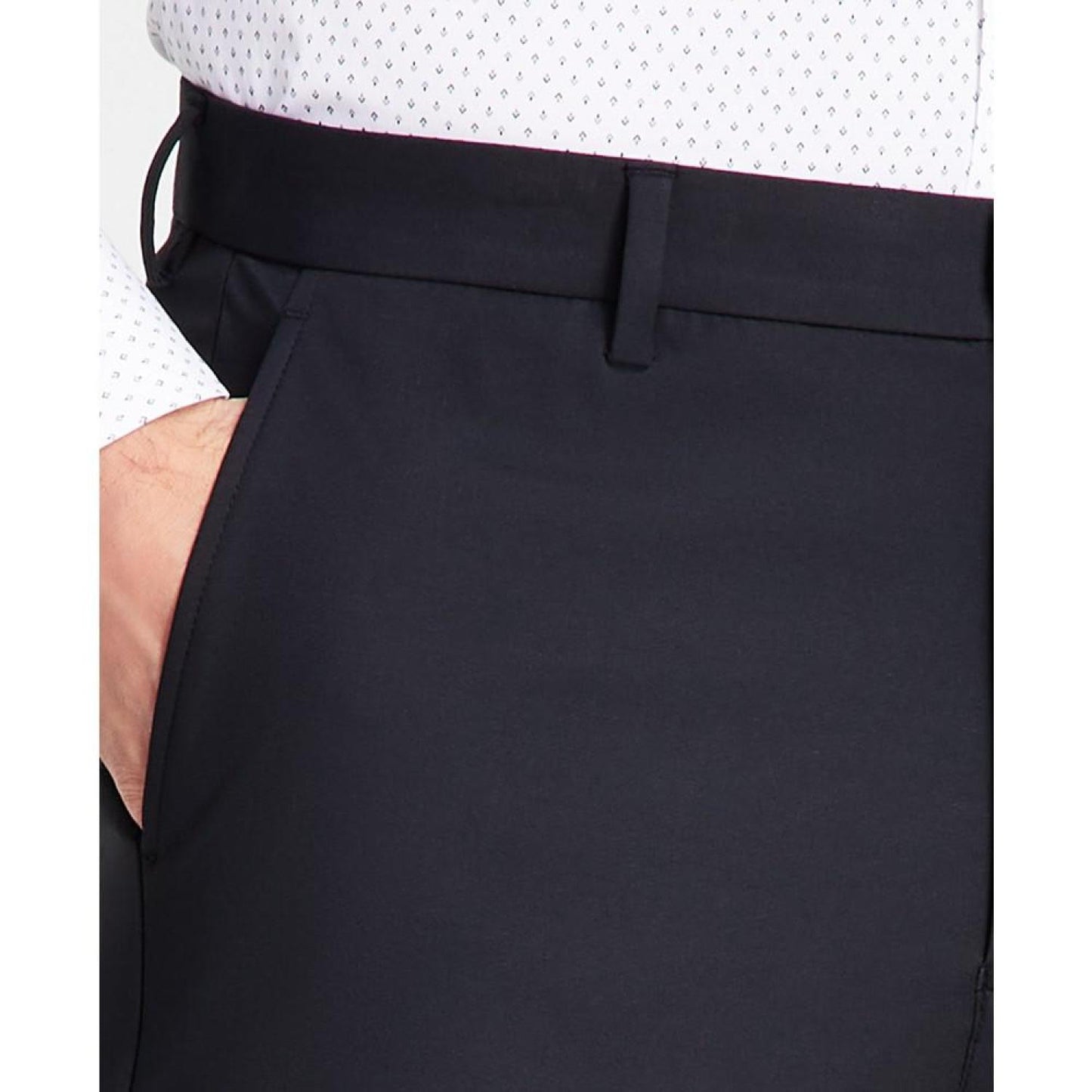 Men's Classic Fit Flat Front Pants