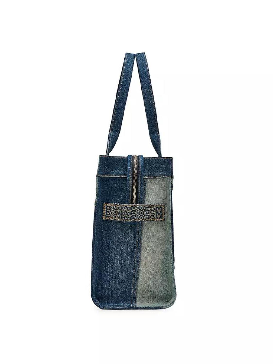 The Deconstructed Denim Large Tote Bag