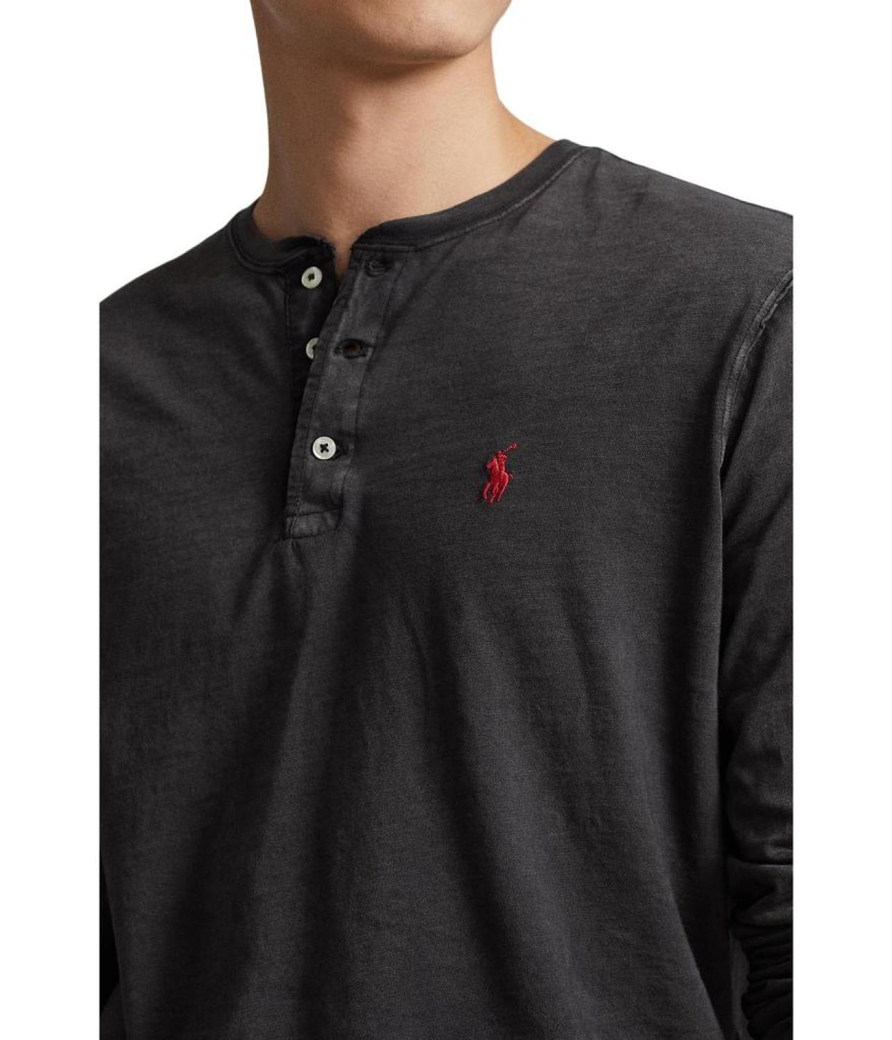 Slub Jersey Henley Shirt