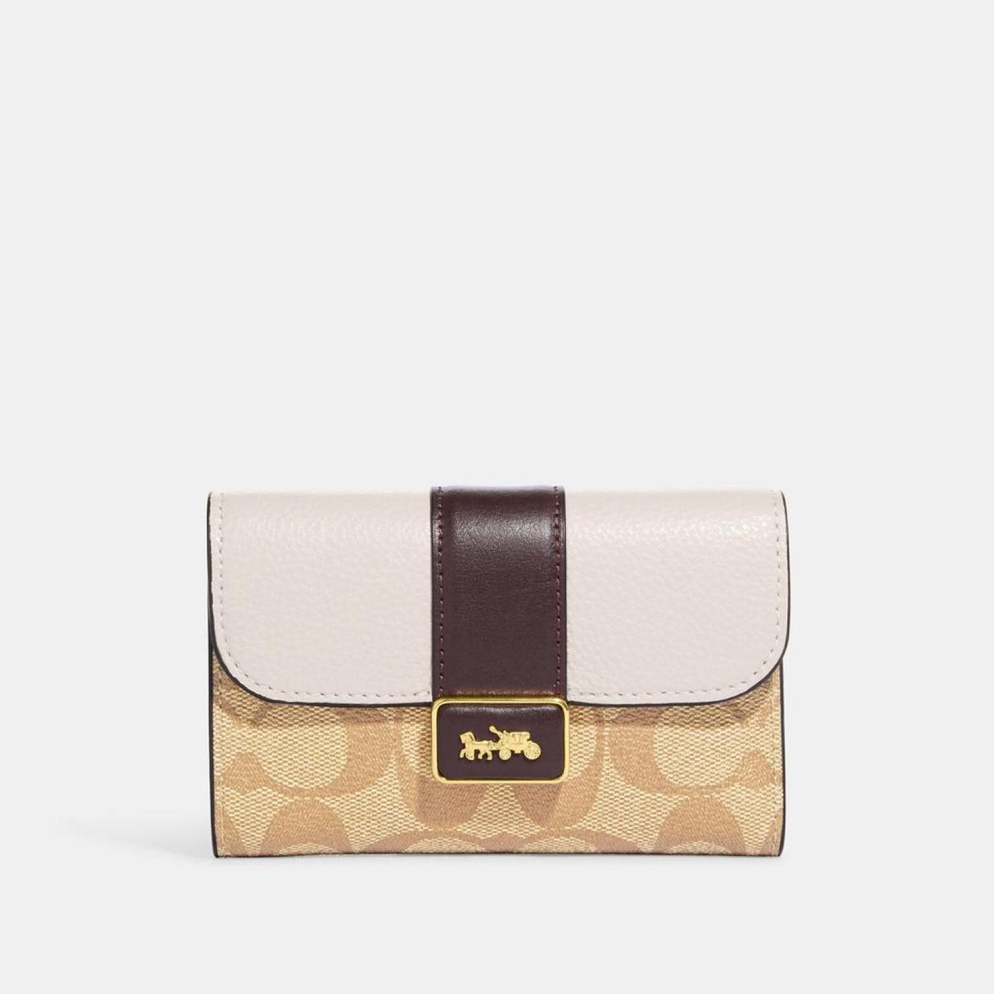 Coach Outlet Medium Grace Wallet In Signature Canvas