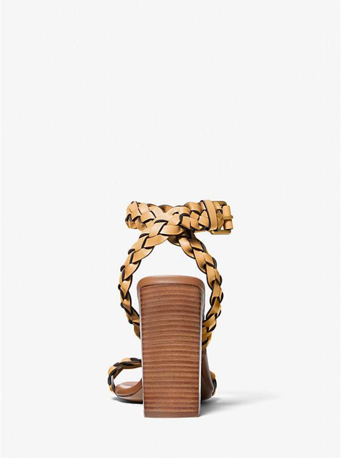 Pippa Woven Leather Sandal