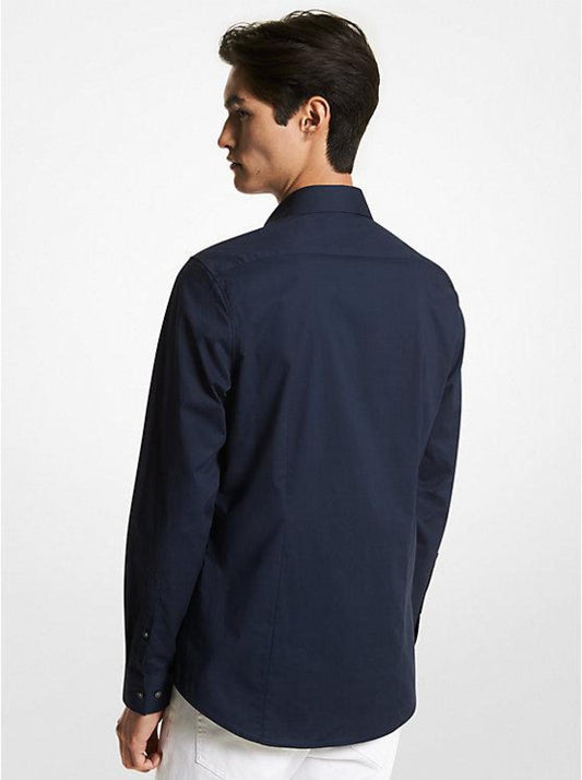 Slim-Fit Stretch-Cotton Shirt