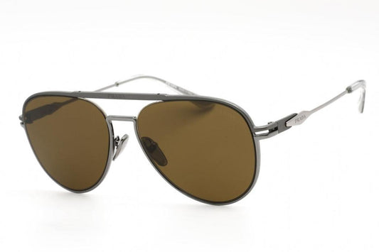 Prada 0PR 54ZS 16F01T Aviator Sunglasses 57 mm