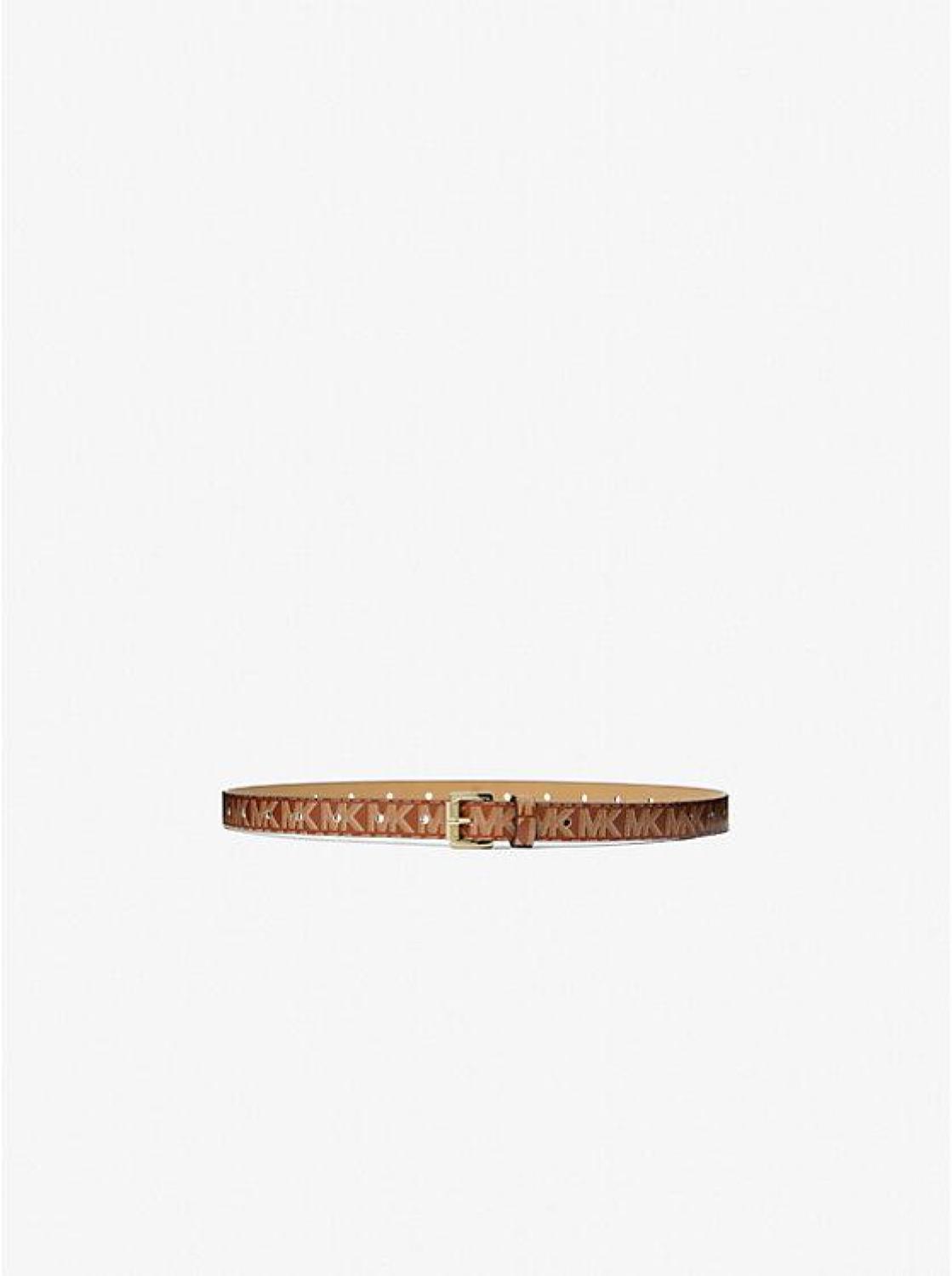 Reversible Logo and Faux Leather Waist Belt