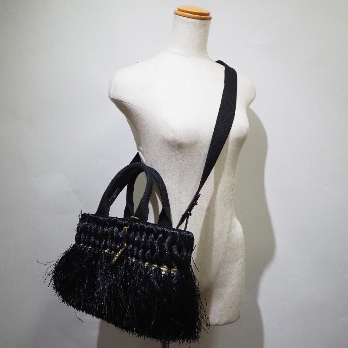 Prada Canvas Handbag (Pre-Owned)