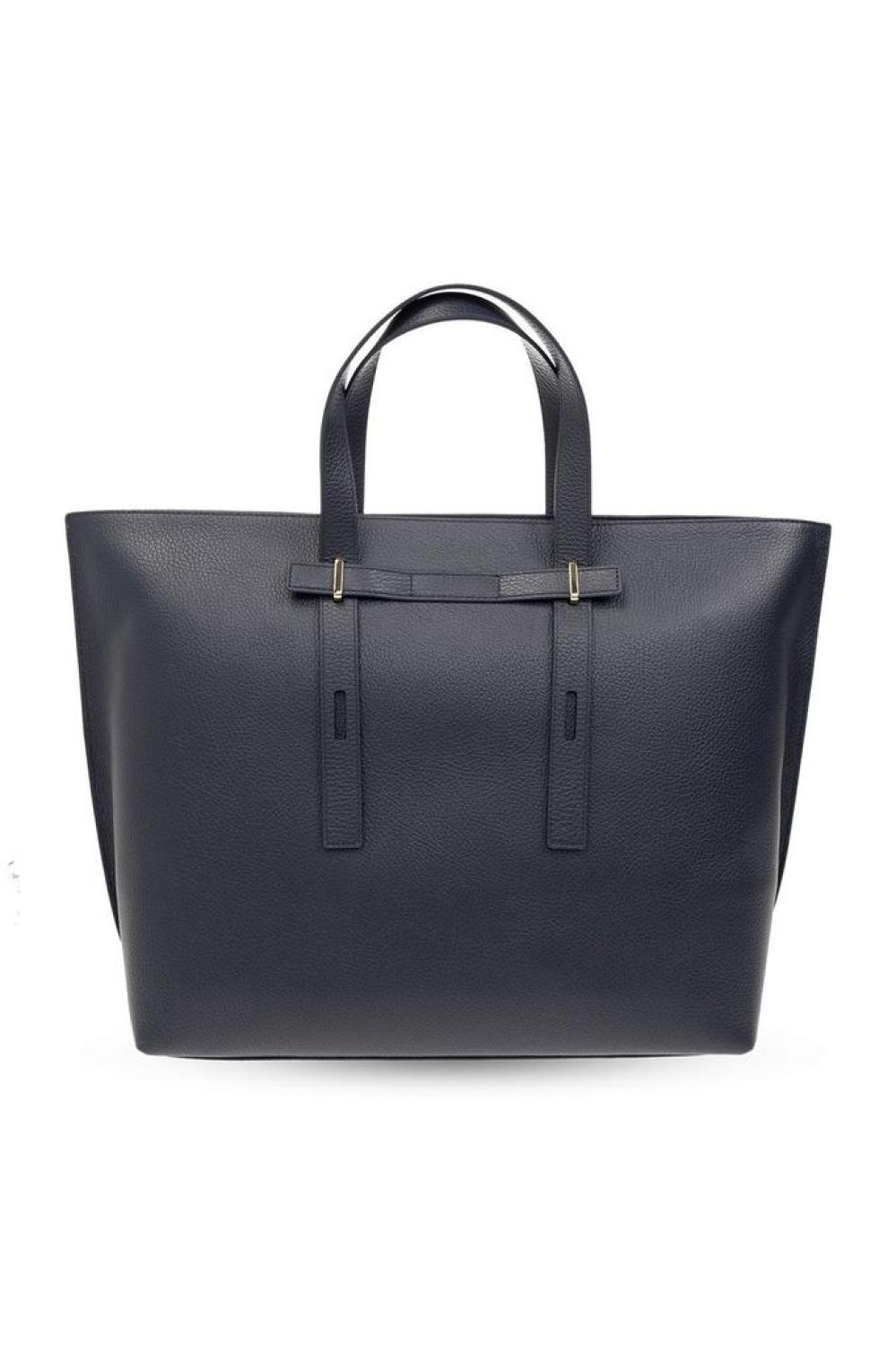 Furla Giove Logo Debossed Shopping Bag