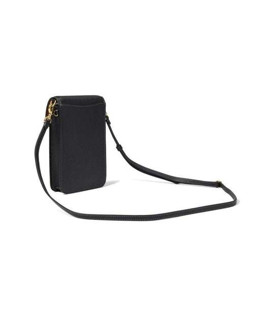Polished Pebble Leather Phone Crossbody