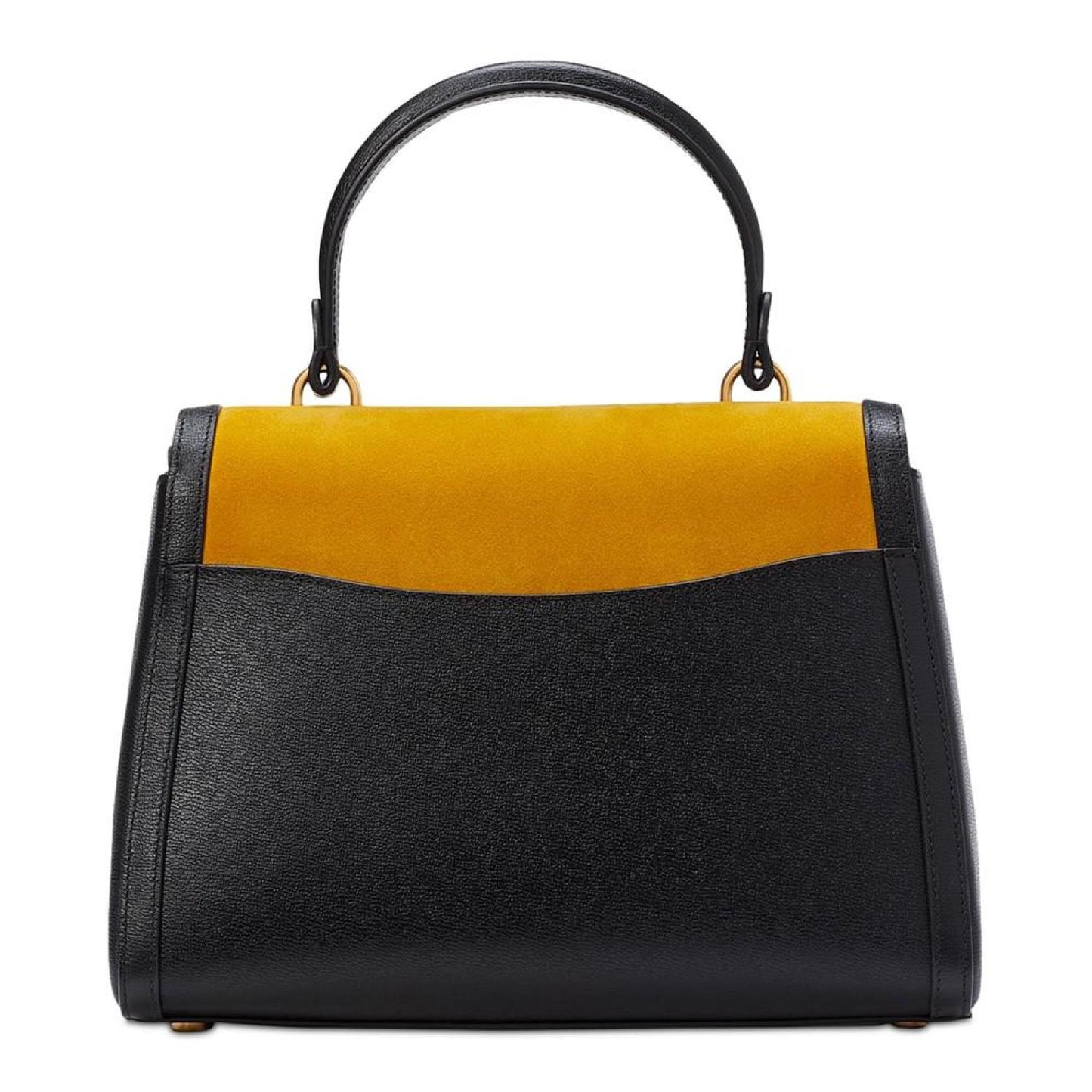 Katy Colorblocked Suede Small Top Handle Satchel