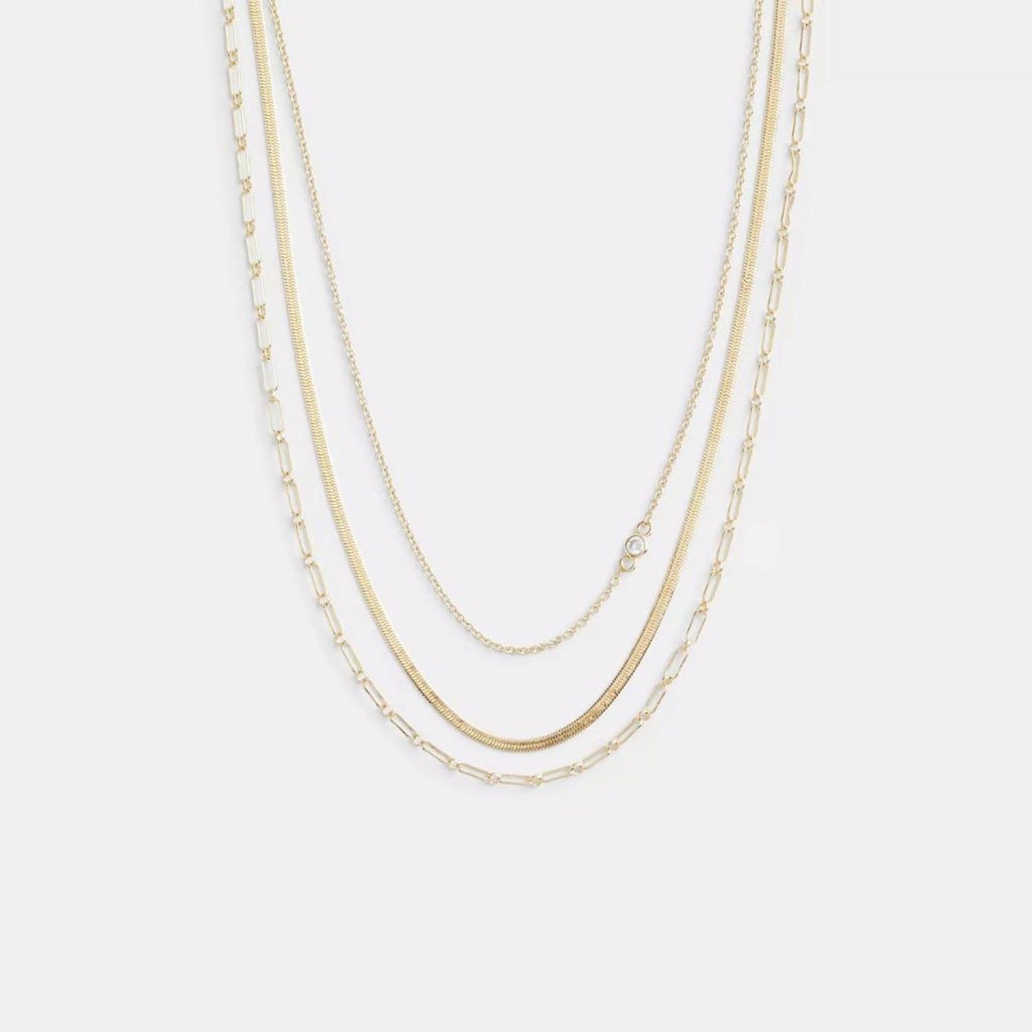 Coach Outlet Delicate Layered Chain Necklace