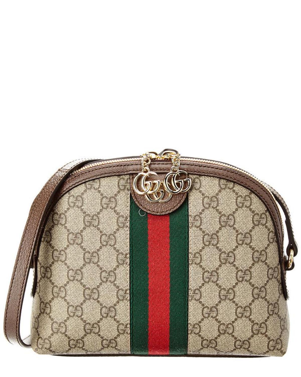 Leather Handbags Gucci Disco Bag Gucci Ophidia Small GG Supreme