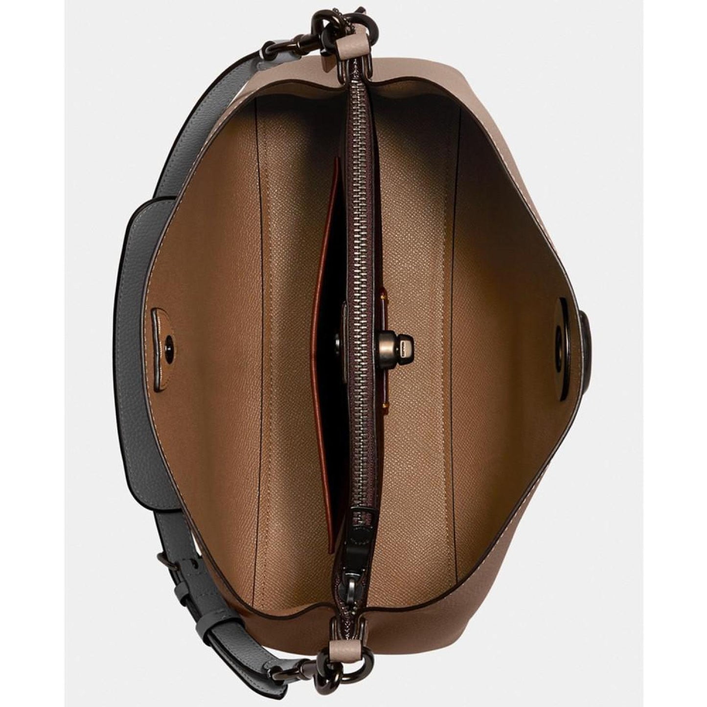 Pebble Leather Willow Shoulder Bag with Convertible Straps