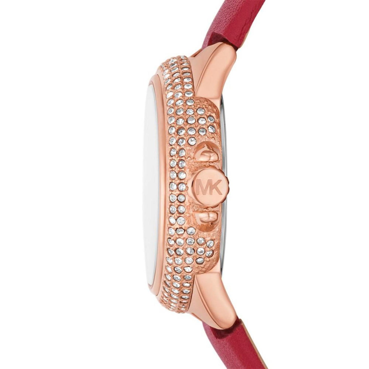 Women's Limited Edition Camille Three-Hand Red Leather Strap Watch 33mm
