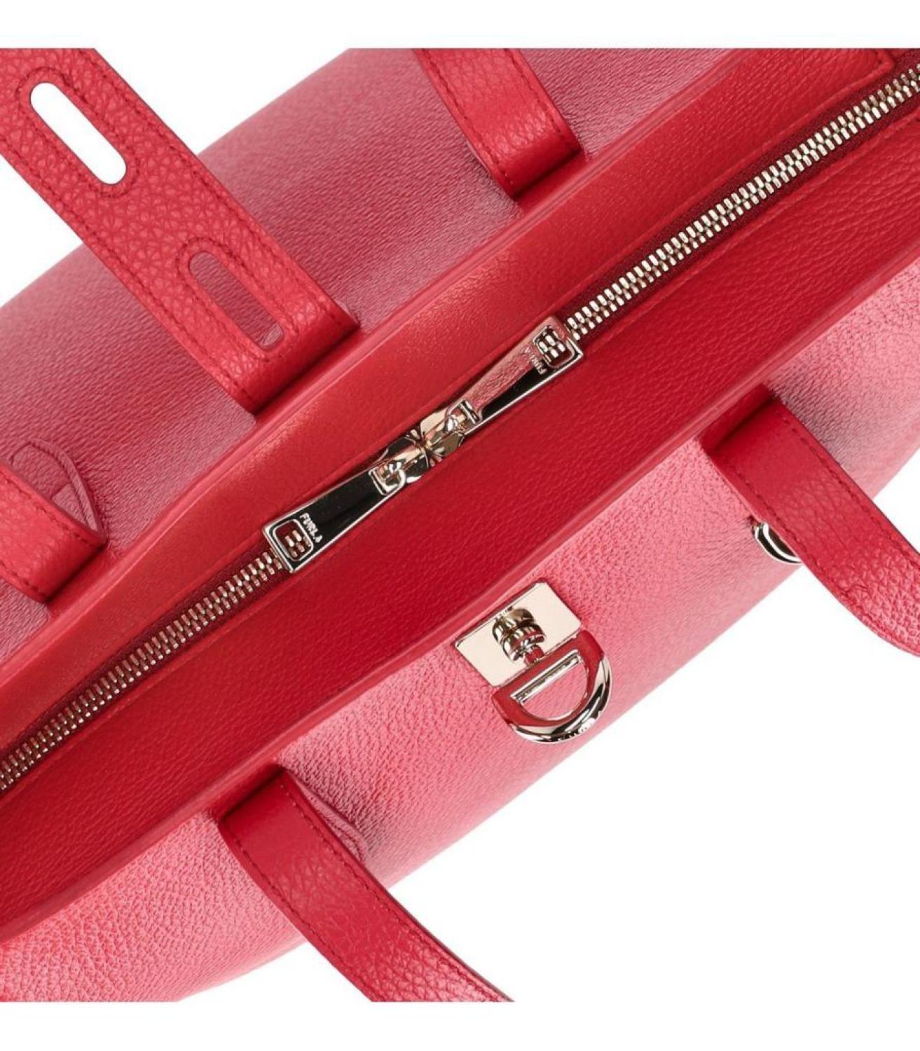 Furla Net Logo Detailed Tote Bag