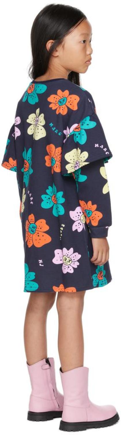 Kids Navy Cosmic Nature Dress