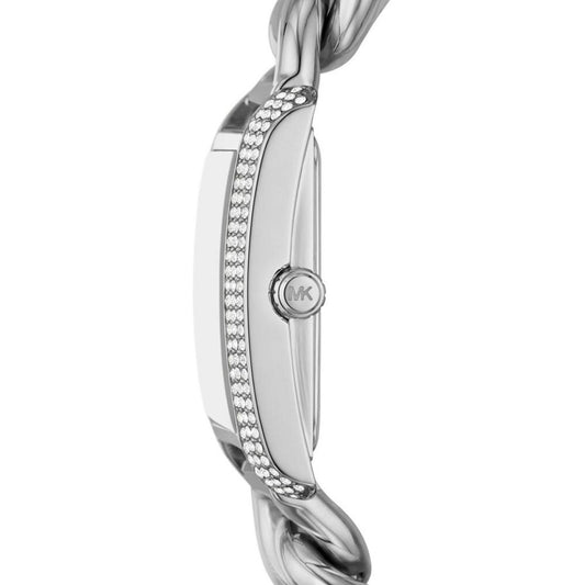 Women's Emery Three-Hand Silver-Tone Stainless Steel Watch 40 x 31mm