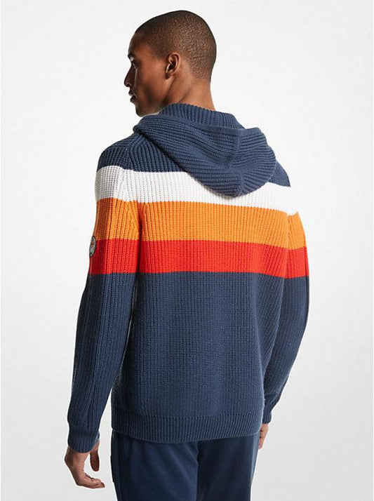 MK X ellesse Ribbed Cotton Blend Hoodie