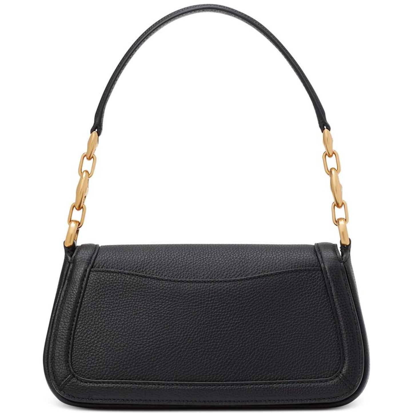 Gramercy Pebbled Leather Medium Flap Shoulder Bag
