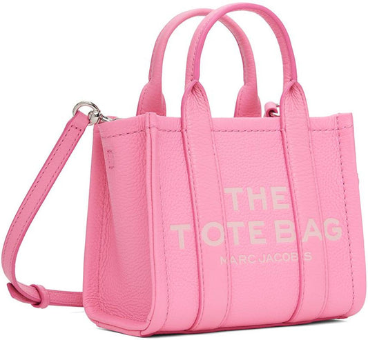 Pink 'The Leather Mini Tote Bag' Tote