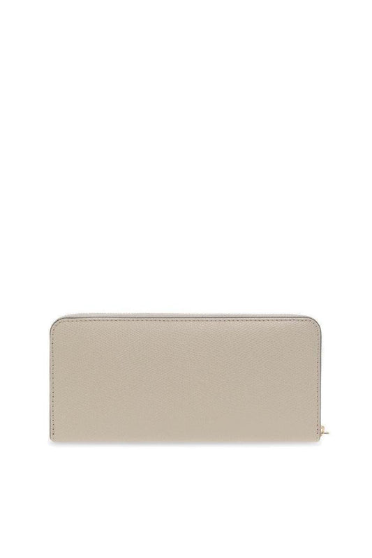 Furla Logo Plaque Zipped Continental Wallet