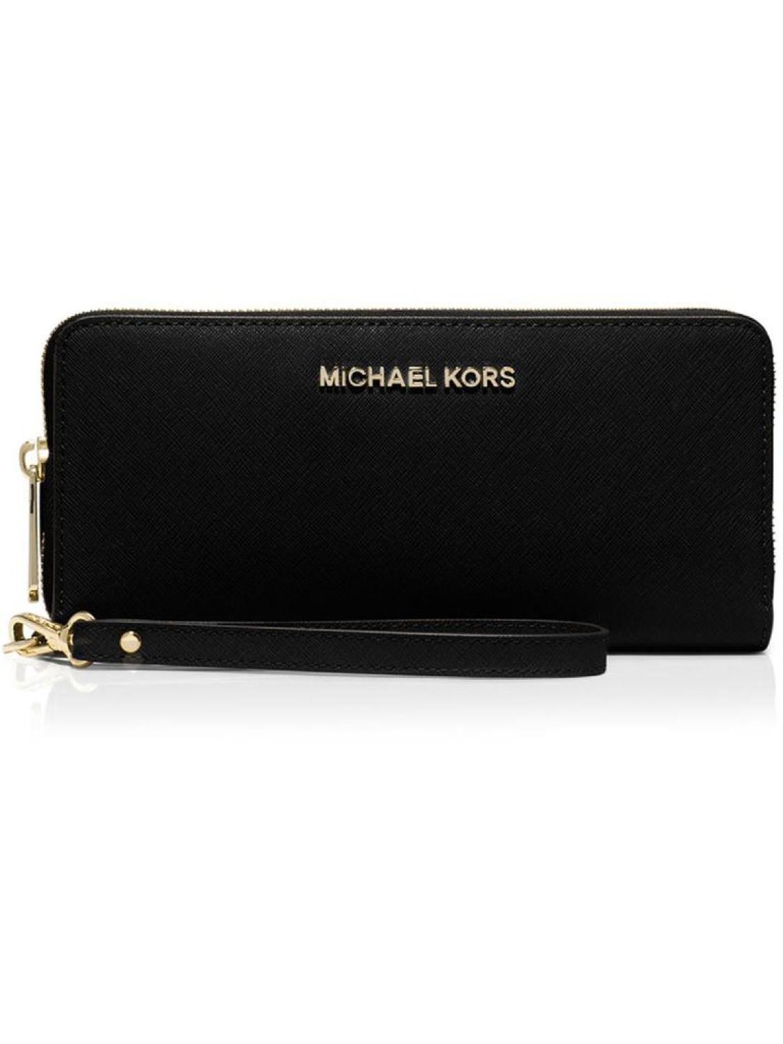 Jet Set Travel Continental Womens Leather Clutch Wristlet Wallet