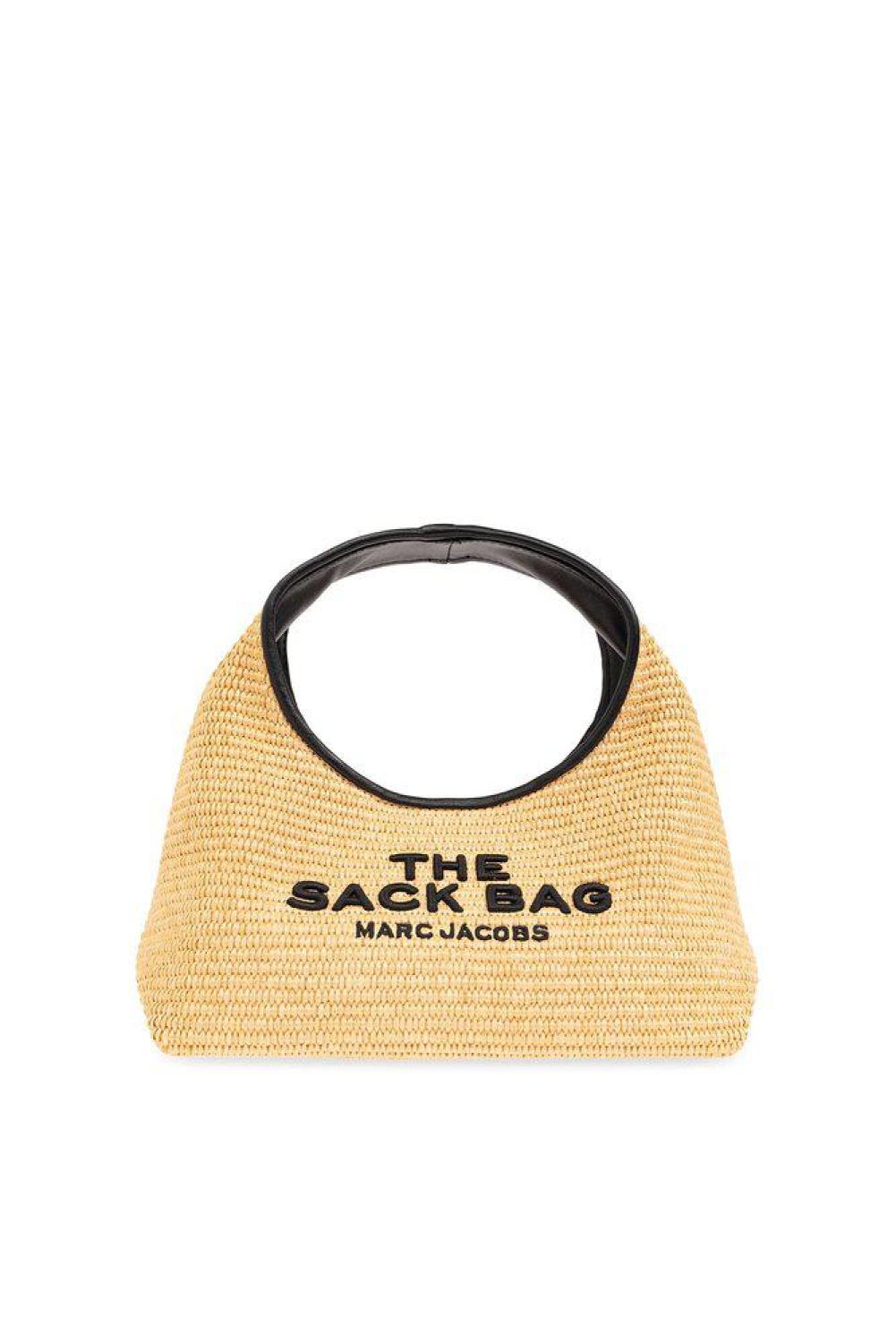 Marc Jacobs The Woven Logo Embroidered Mini Sack Bag