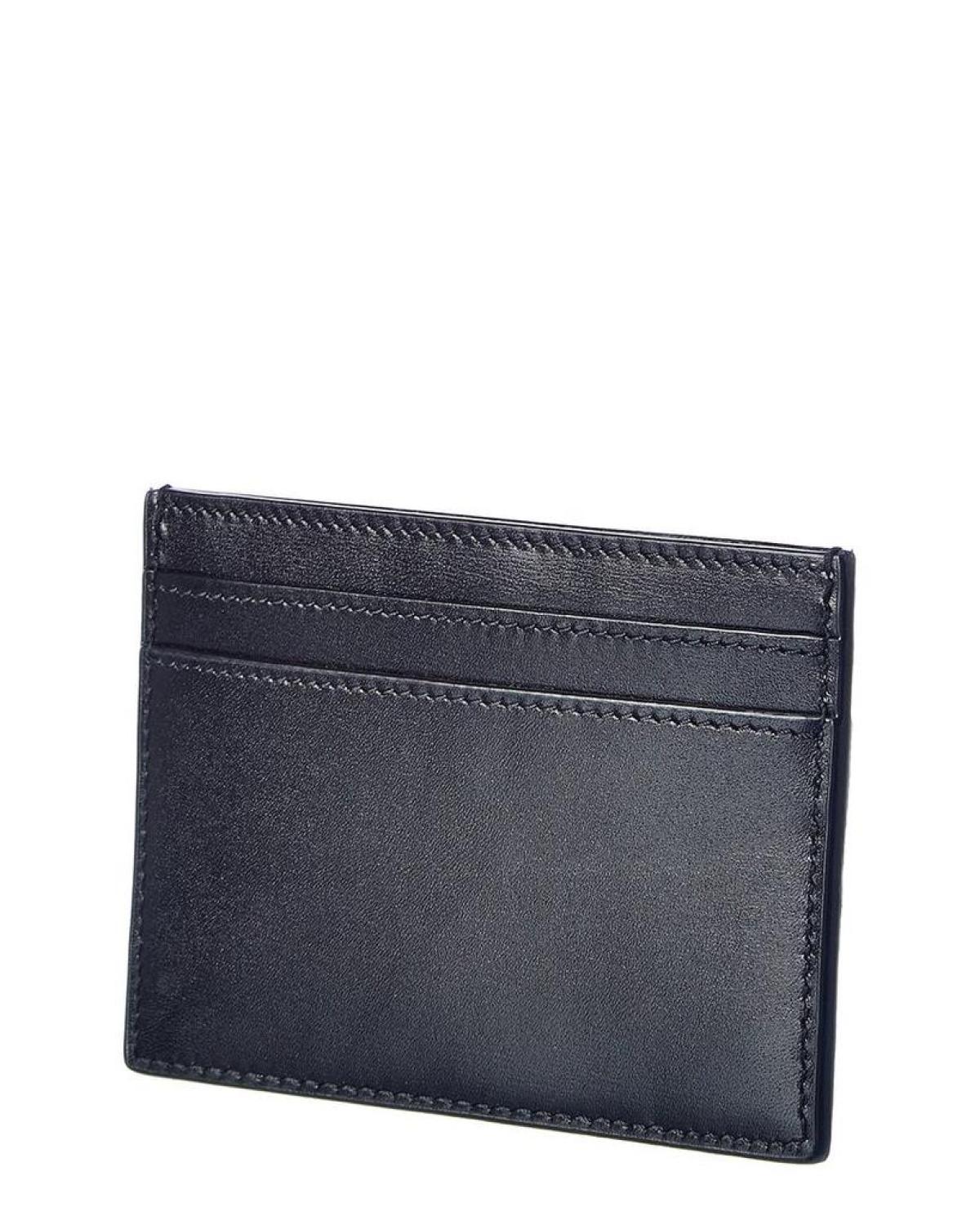 Saint Laurent Monogram Leather Card Case