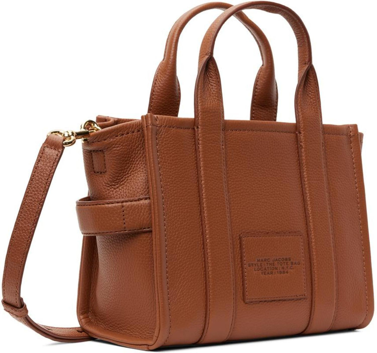 Brown 'The Leather Small' Tote